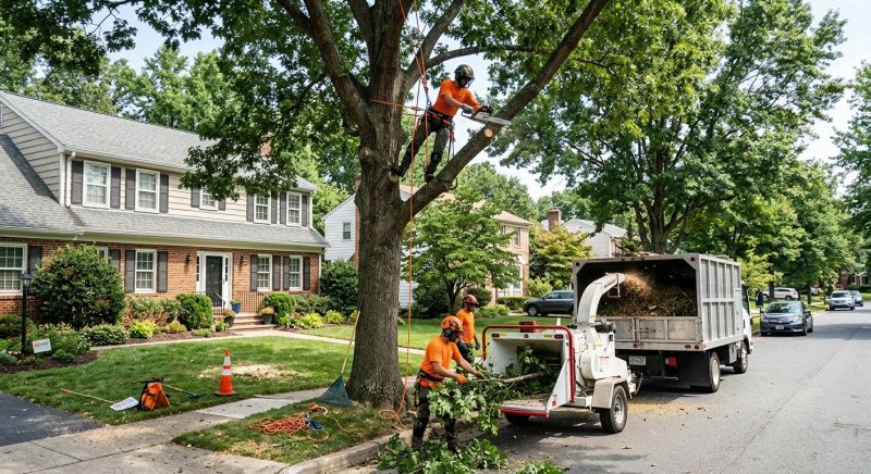 Oak Tree Pruning in Doylestown, PA